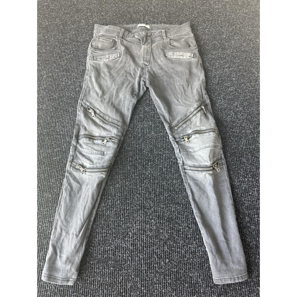 Balmain Biker Jeans Zipper in legs 6 pocket Size 34